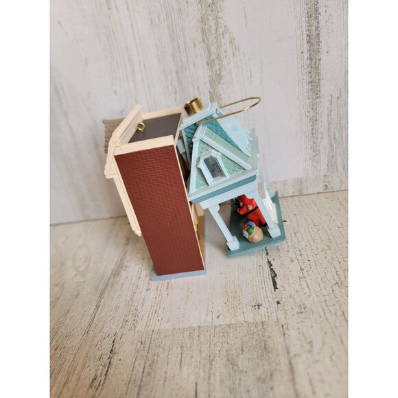 Hallmark house set grocery Santa ornament Xmas set - Picture 4 of 8